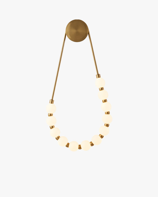 WOMO Pearl Necklace Elegent Wall Sconce-WM6145