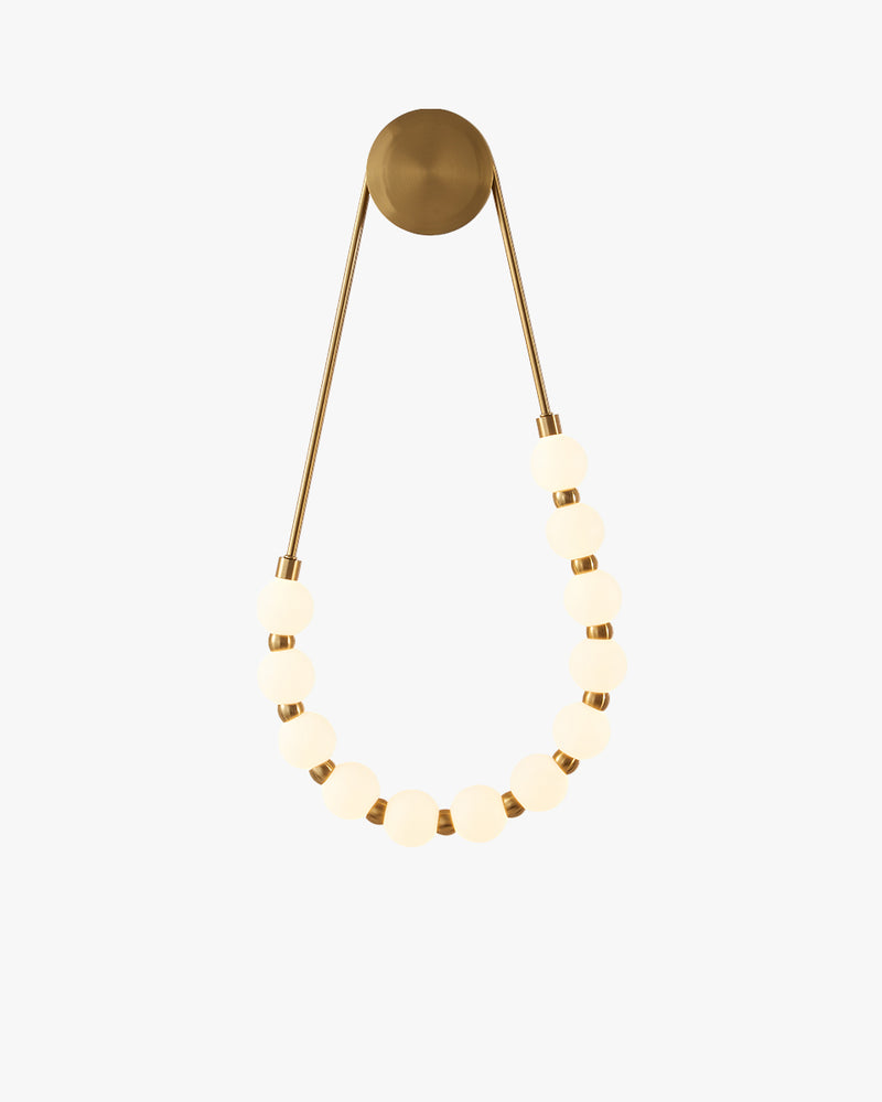 WOMO Pearl Necklace Elegent Wall Sconce-WM6145