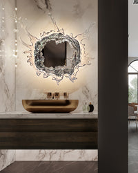 WOMO Art Wall Mirror with Light-WM6152