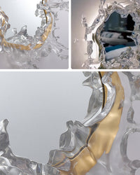 WOMO Art Wall Mirror with Light-WM6152