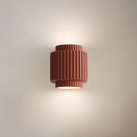 WOMO Fluted Cylinder Wall Sconce-WM6153