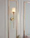 WOMO Alabaster Pillar Candle Wall Sconce-WM6154 thumbnail