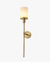 WOMO Alabaster Pillar Candle Wall Sconce-WM6154 thumbnail