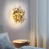 WOMO Unique Gold Leaf Wall Sconce-WM6155 thumbnail
