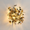 WOMO Unique Gold Leaf Wall Sconce-WM6155 thumbnail