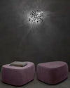 WOMO Unique Gold Leaf Wall Sconce-WM6155 thumbnail