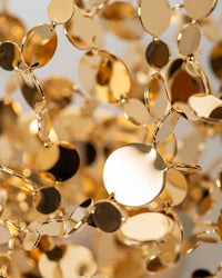WOMO Unique Gold Leaf Wall Sconce-WM6155