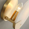 WOMO Art Deco Disc Alabaster Wall Sconce-WM6156 thumbnail