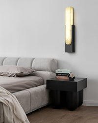 WOMO Rectangular Alabaster Wall Sconce -WM6160