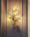 WOMO Ceramic Ginkgo Vine Wall Sconce -WM6161 thumbnail