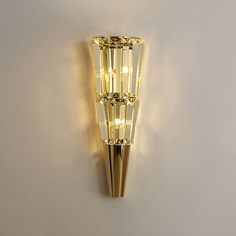 WOMO Cone Crystal Wall Sconce -WM6163