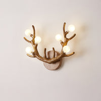 WOMO Antler Globe Wall Sconce -WM6165