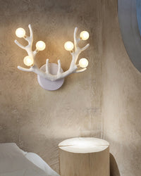 WOMO Antler Globe Wall Sconce -WM6165