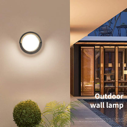 WOMO Round Outdoor Wall Light-WM9144