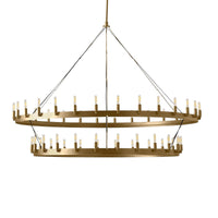 WOMO Vintage Filament Tubular Candle Tiered Chandelier - Camino