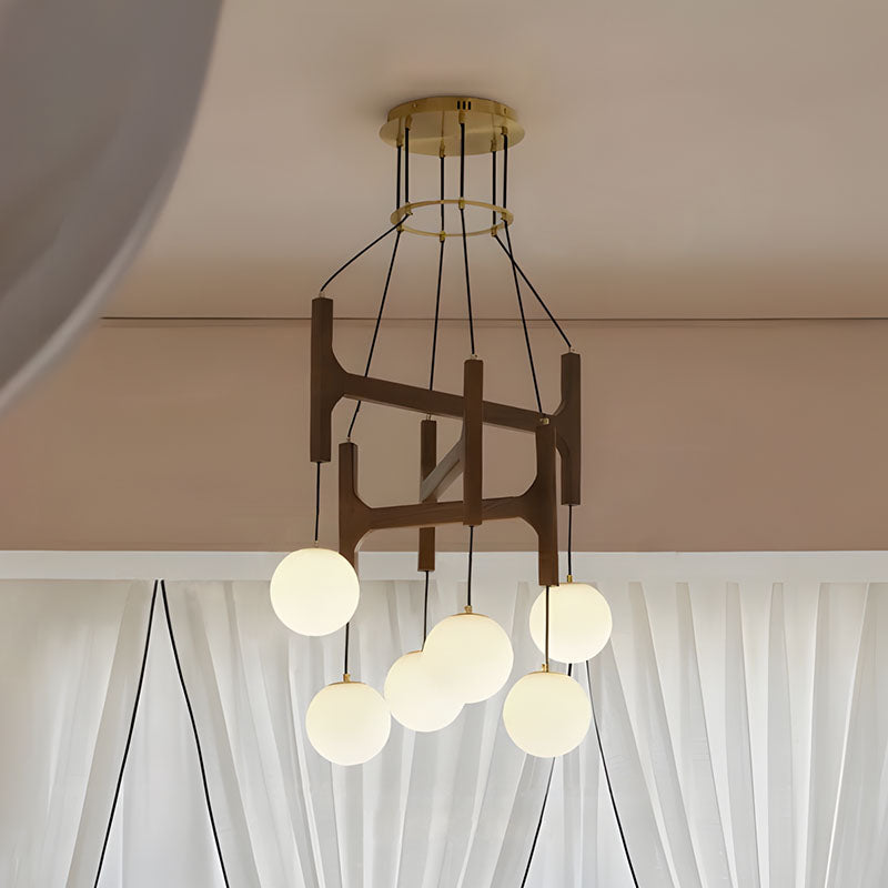 WOMO Wood Molecular Chandelier-WM3233