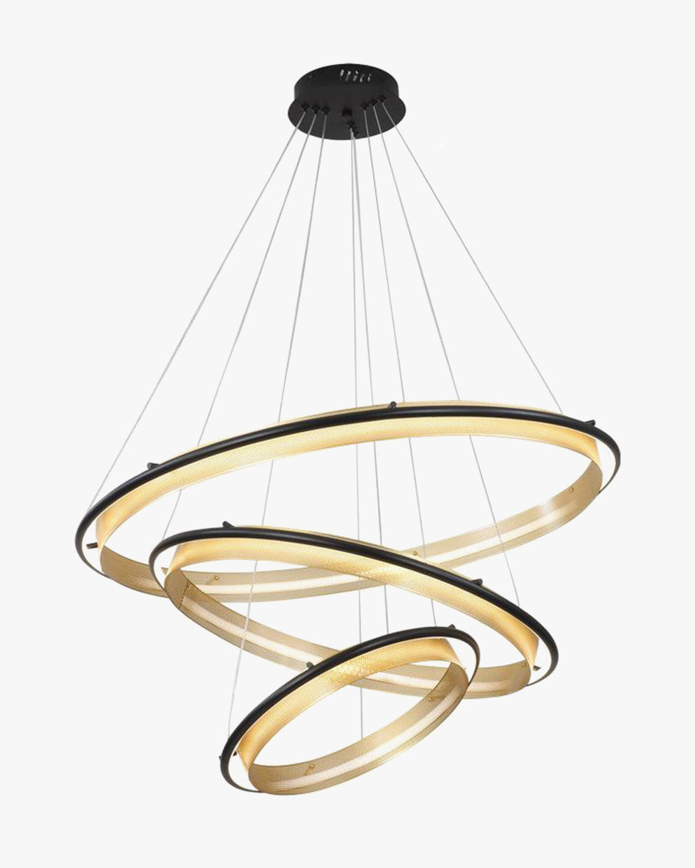 WOMO Tiered Circular Led Chandelier-WM2119b