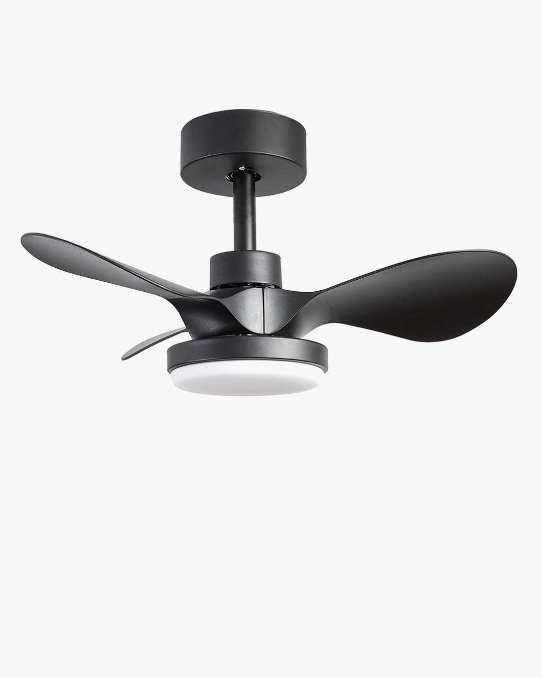 WOMO 3 Small Black Blade Ceiling Fan Lamp-WM5050