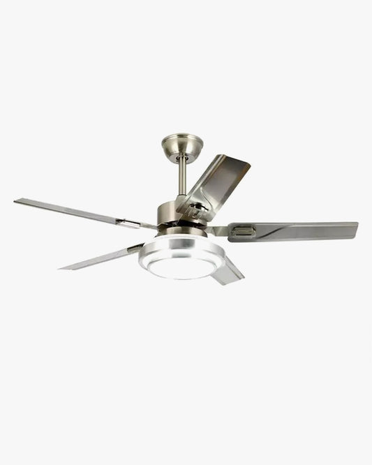 WOMO Slimline Stainless Steel Ceiling Fan Lamp-WM5112