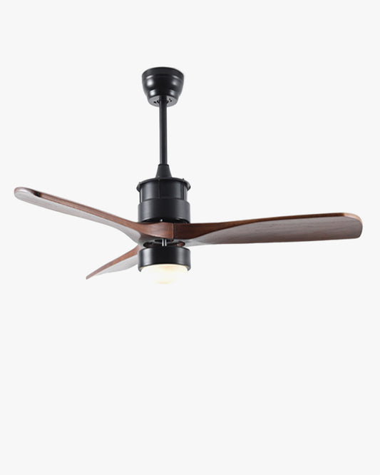 WOMO 3 Blade Black Ceiling Fan Lamp-WM5075