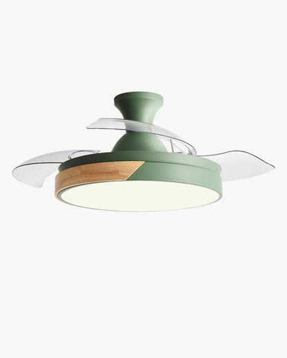 WOMO Scandi Low Profile Ceiling Fan Lamp-WM5077