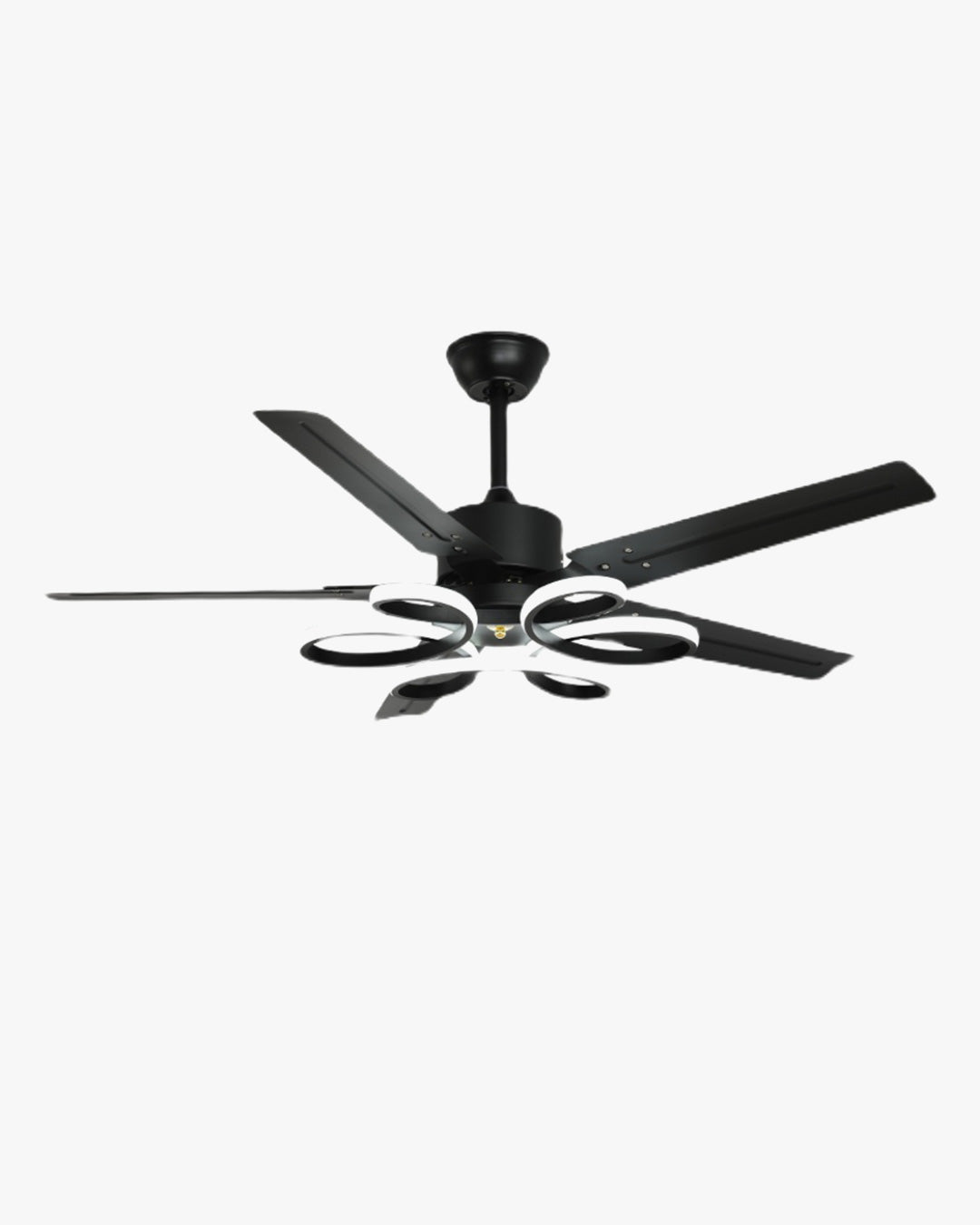 WOMO Unique Black Ceiling Fan Lamp-WM5104