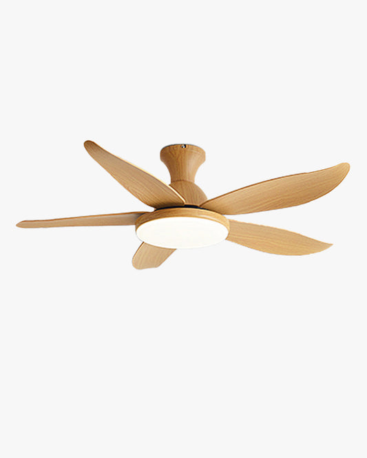 WOMO Low Profile Modern Ceiling Fan Lamp-WM5062