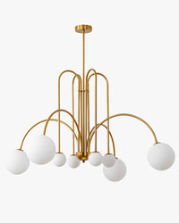 WOMO Glass Globe Arm Chandelier-WM2522