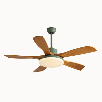 WOMO Scandi Reversible Ceiling Fan With Dimmable Light By Remote-WM5002