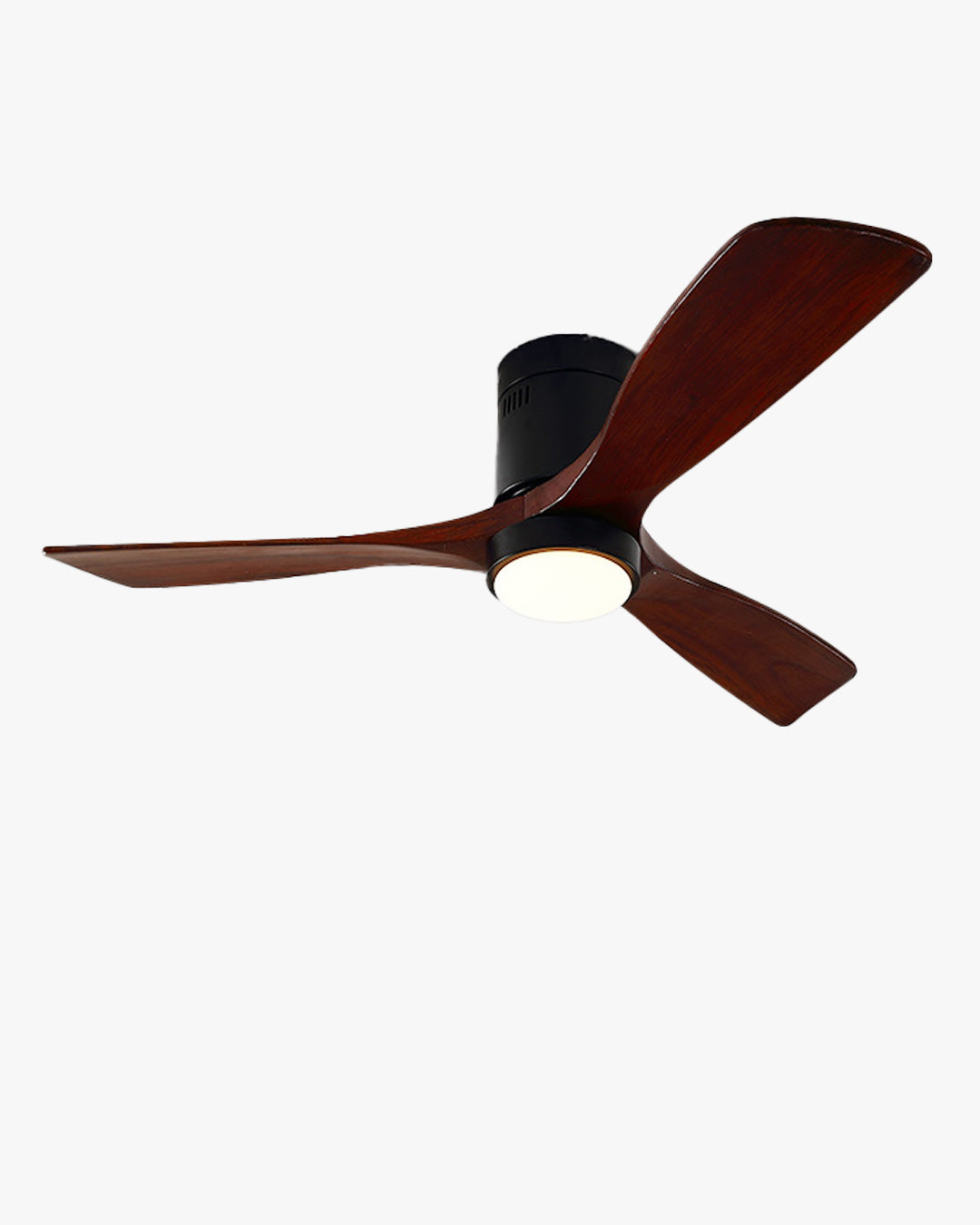 WOMO Mid-century Modern Hugger Ceiling Fan Lamp-WM5067