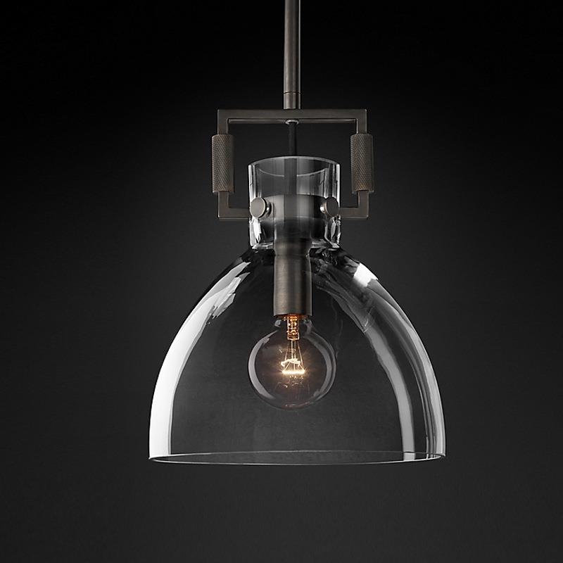 WOMO Dome Glass Pendant Light - Machinist