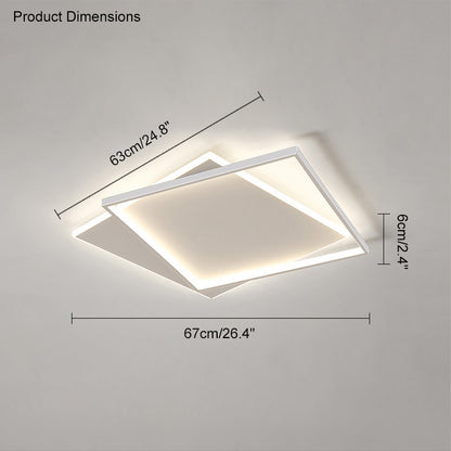 WOMO Flat Square Ceiling Light-WM1011