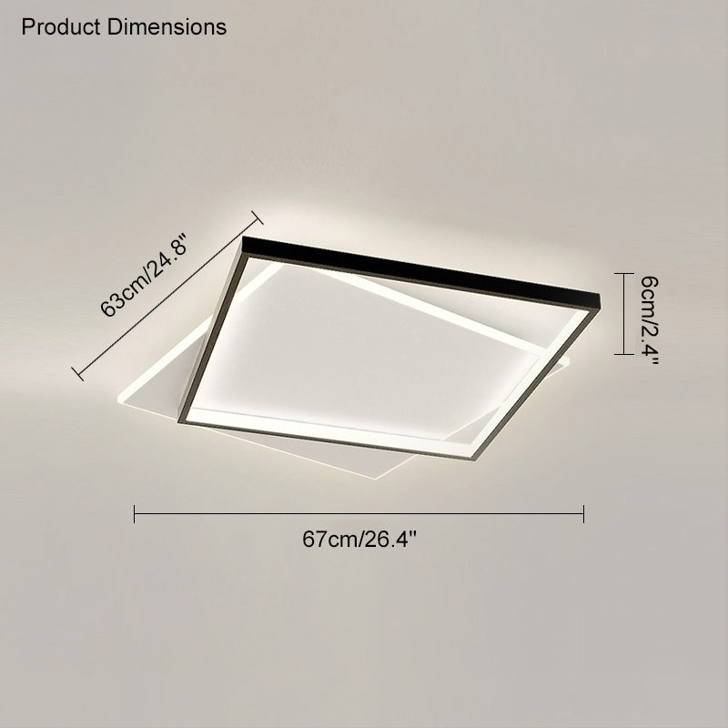 WOMO Flat Square Ceiling Light-WM1011