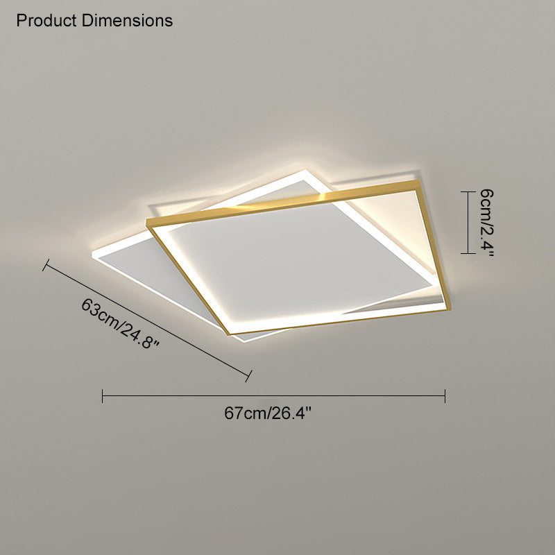 WOMO Flat Square Ceiling Light-WM1011