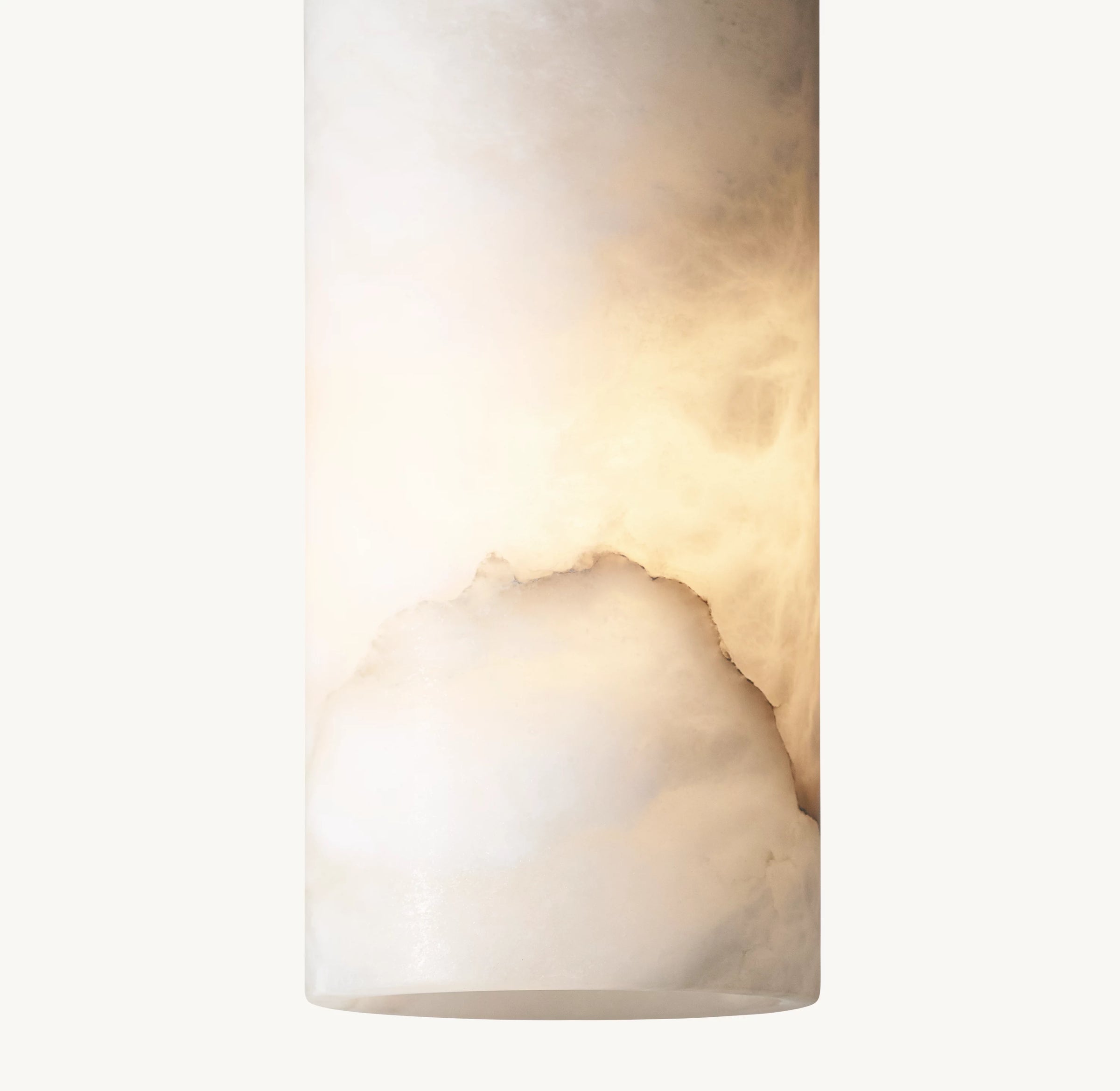 WOMO Hand-carved Alabaster Cylinder Pendant Light - Celestial