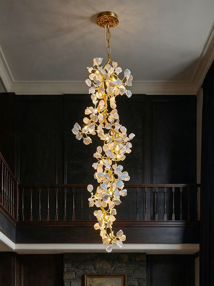 WOMO Ginkgo Staircase Chandelier-WM3355