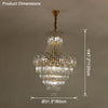 WOMO Massive Tiered Crystal Chandelier-WM2380 thumbnail