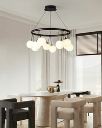 WOMO Cherry Glass Globe Chandelier-WM2318