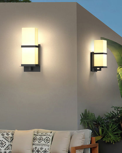 WOMO Outdoor Craftsman Glass Wall Sconce-WM9067