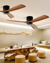 WOMO Large Low Profile Ceiling Fan Lamp-WM5052 thumbnail