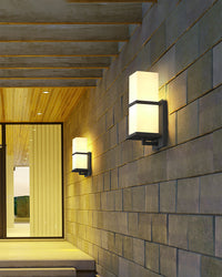 WOMO Outdoor Craftsman Glass Wall Sconce-WM9067