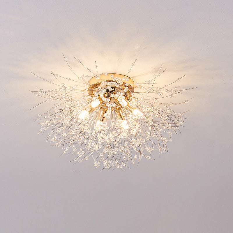 WOMO Dandelion Crystal Flower Ceiling Light-WM1014