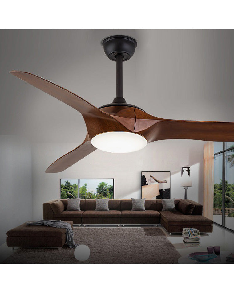 WOMO 52 Inch 3 Blade Large Ceiling Fan Lamp-WM5107