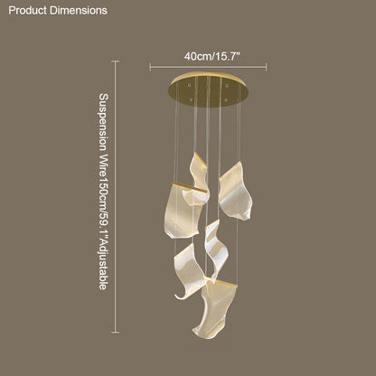 WOMO Breeze Dimmable Acrylic Chandelier-WM2158