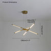 WOMO Light Rods LED Chandelier-WM2034 thumbnail