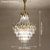 WOMO Massive Tiered Crystal Chandelier-WM2380 thumbnail