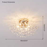 WOMO Dandelion Crystal Flush Mount Ceiling Light-WM1014