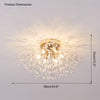 WOMO Dandelion Crystal Flush Mount Ceiling Light-WM1014 thumbnail