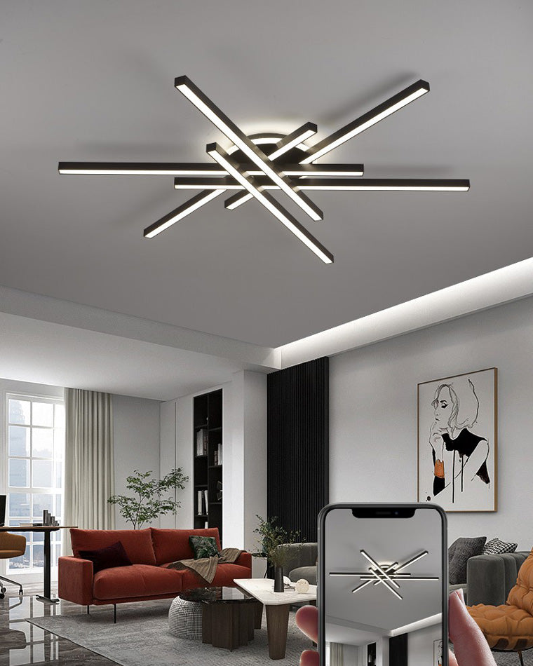 WOMO Integrated Led Flush Mount Ceiling Light-WM1008