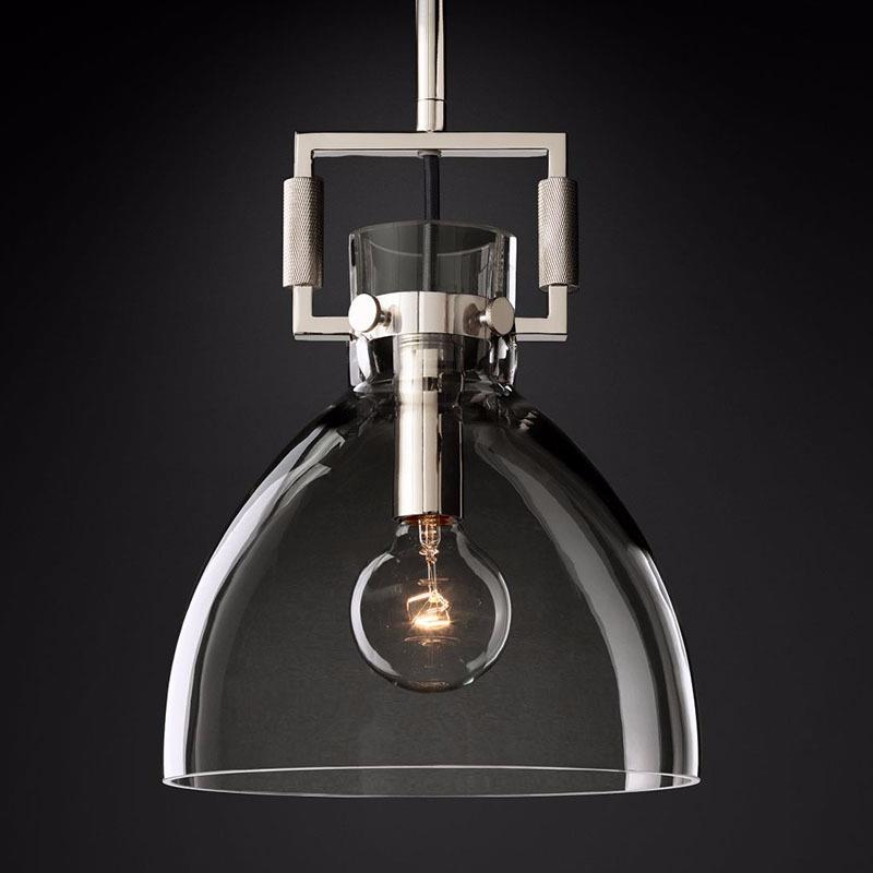 WOMO Dome Glass Pendant Light - Machinist